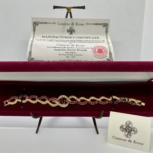 Jacqueline Kennedy Collection Ruby Swirl Bracelet